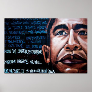 Obama Graffiti Poster
