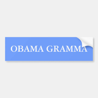OBAMA GRAMMA AUTOAUFKLEBER