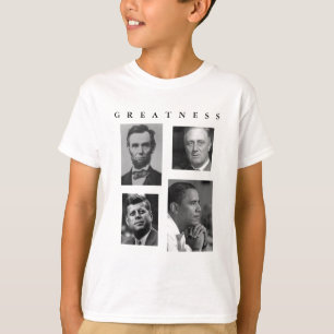 Obama-GRÖSSE Lincoln FDR JFK Obama - KINDER T-Shirt