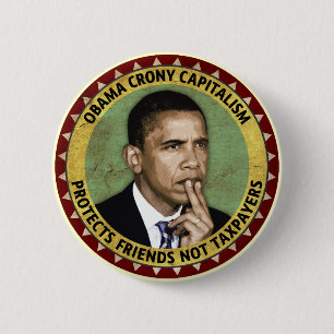 Obama-Günstlingskapitalismus Button