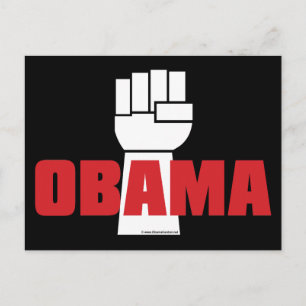 Obama hat recht! postkarte