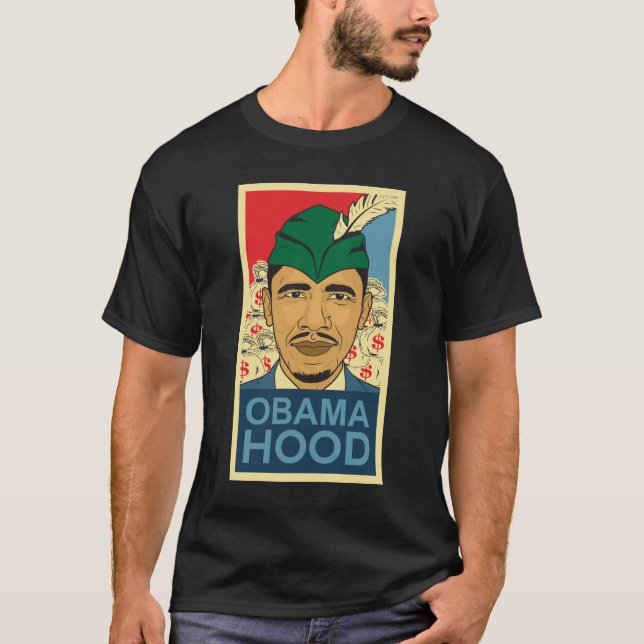 Obama-Hauben-T-Shirt T-Shirt (Vorderseite)