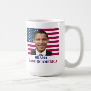 Obama, hergestellt in Amerika Kaffeetasse