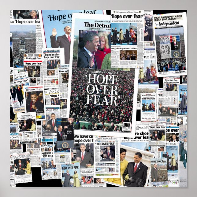 Obama: Hoffnung aus Angst Poster (Vorne)