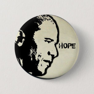 Obama-HOFFNUNG Knopf Button
