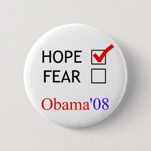 Obama-Hoffnungs-Knopf Button