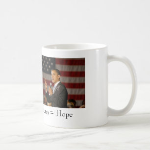 Obama = Hoffnungs-Tasse Tasse