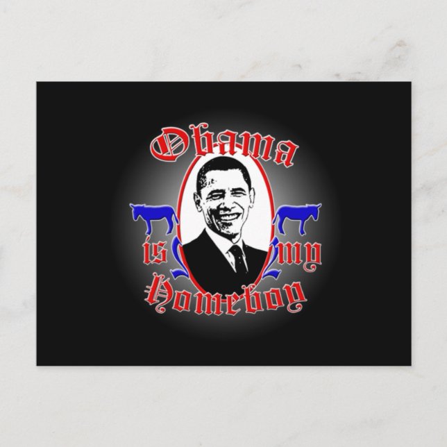 Obama_Homeboy_Mag2 Postkarte (Vorderseite)