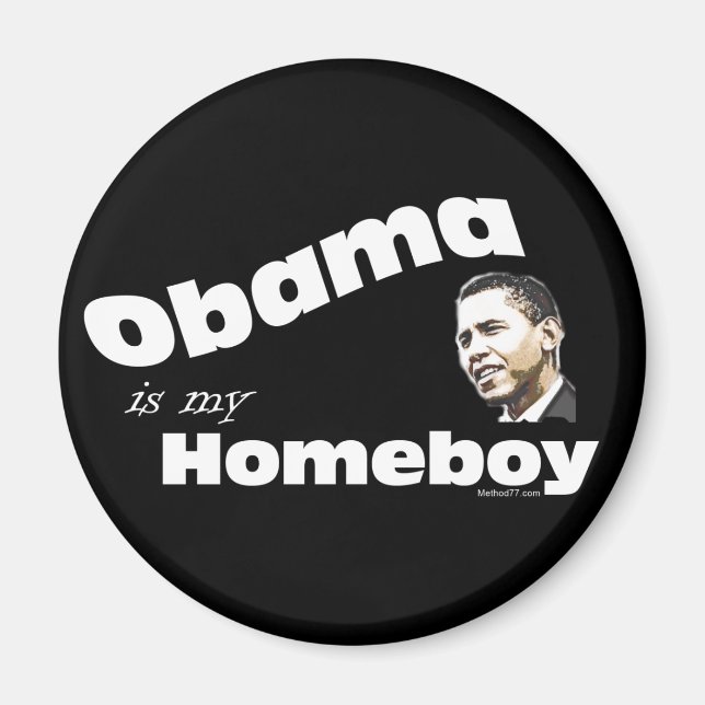 Obama Homeboy Magnet (Vorne)