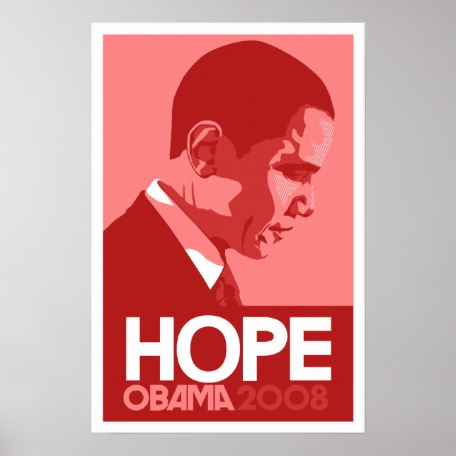 Obama - Hope Red Poster (Vorne)