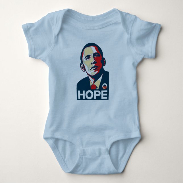 Obama Hope Tunic Baby Strampler (Vorderseite)