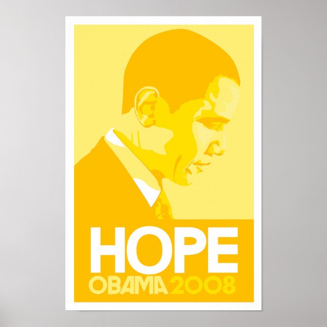 Obama - Hope Yellow Poster (Vorne)