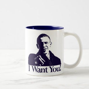 Obama I wollen Sie! Tasse