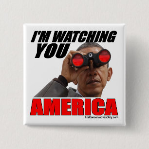 Obama - ich passe Sie Amerika auf Button