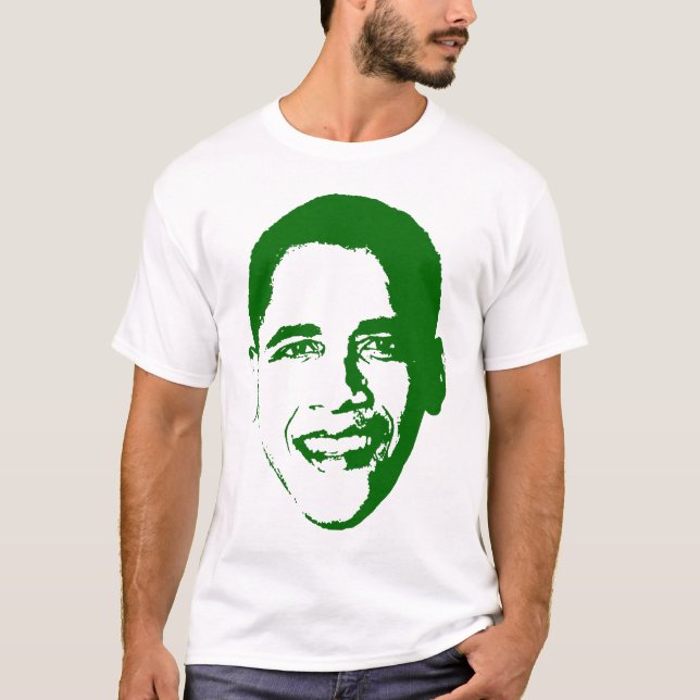 Obama im Grün T-Shirt (Vorderseite)