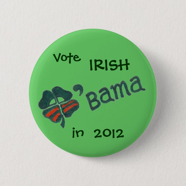 O'bama im Jahre 2012 Knopf Button (Vorderseite)