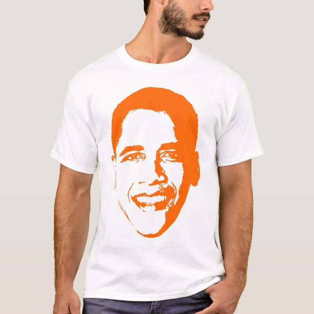 Obama in der Orange T-Shirt (Vorderseite)