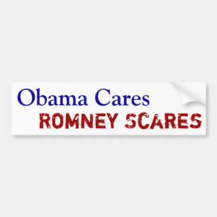 Obama interessiert sich Romney Schrecken Autoaufkleber
