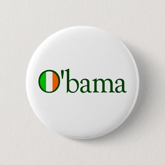 Obama-Iren Button (Vorderseite)