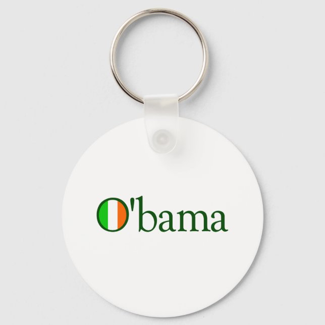 Obama Irish Schlüsselanhänger (Vorderseite)