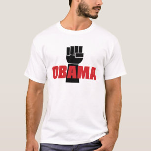 Obama ist im Recht! Black Fist T-Shirt