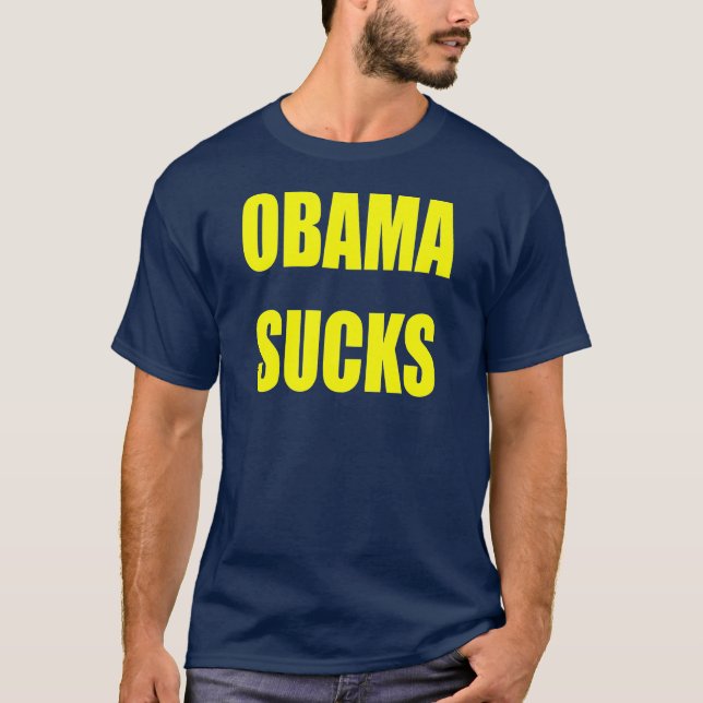 Obama ist zum Kotzen T-Shirt (Vorderseite)