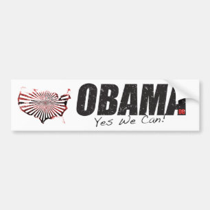 Obama "ja können wir!" Autoaufkleber
