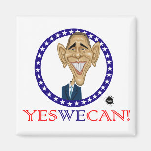 Obama ja können wir! magnet