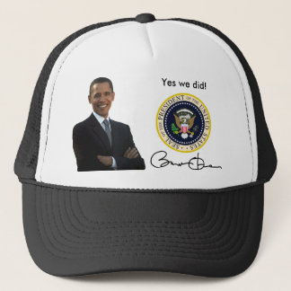 Obama ja taten wir - Baseballmütze Truckerkappe