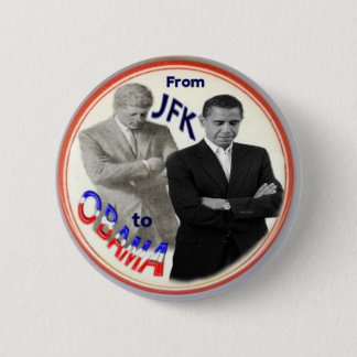 Obama/JFK Knopf Button