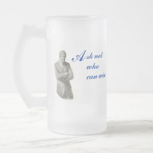 Obama/JFK mattierte Tasse