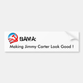 OBAMA - Jimmy Carter Blick gut machend Autoaufkleber