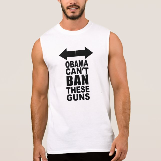 Obama kann diese Gewehre nicht verbieten Ärmelloses Shirt (Vorderseite)
