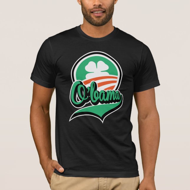 O'bama Kleeblatt T-Shirt (Vorderseite)