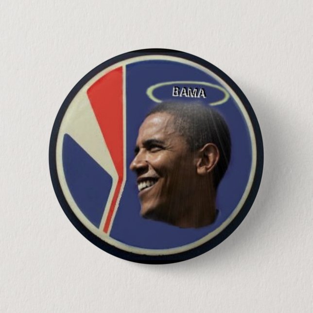 Obama-Knopf Button (Vorderseite)