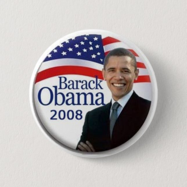 Obama-Knopf Button (Vorderseite)