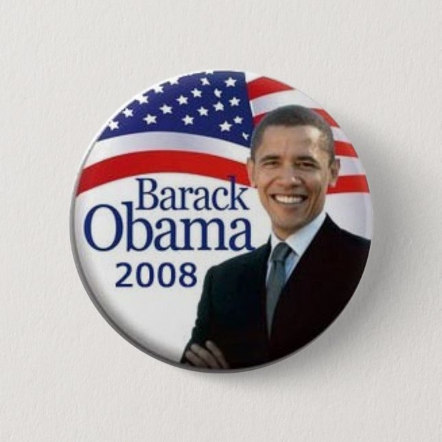 Obama-Knopf Button (Vorderseite)