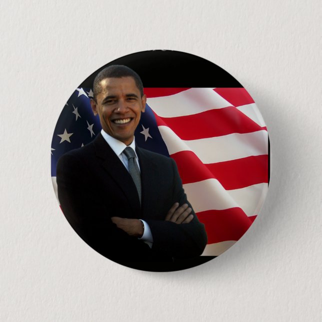 Obama-Knopf Button (Vorderseite)