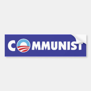 Obama-Kommunist Autoaufkleber