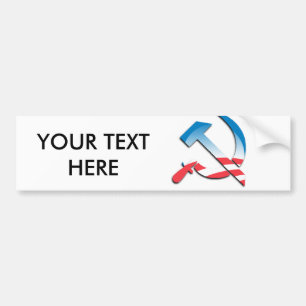 Obama-Kommunist-Symbol Autoaufkleber