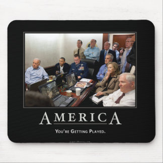 Obama-Kontrollraum Demotivational Mouspad Mousepad