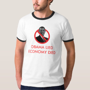 Obama lag, Wirtschaft starb T-Shirt