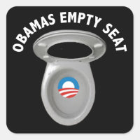 Obama Leere Stuhl - Toilettensitz
