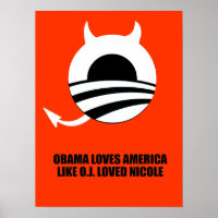 OBAMA LIEBEN AMERICA WIE O.J. LOVED NICOLE