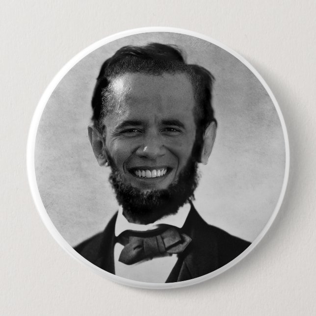 OBAMA LINCOLN BUTTON (Vorderseite)