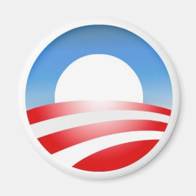 Obama-Logo Magnet (Vorne)