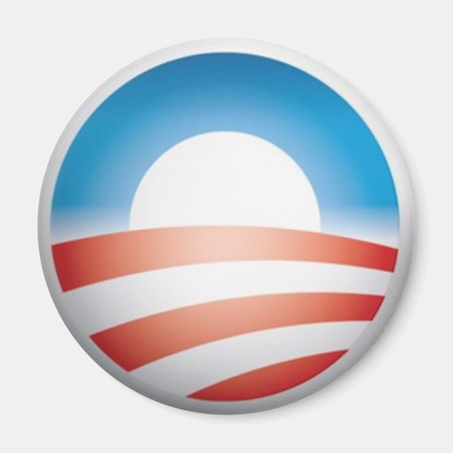 Obama-Logo Magnet (Vorne)