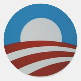 Obama-Logo Runder Aufkleber
