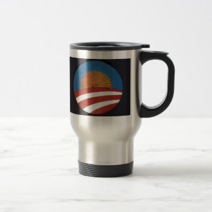 Obama-Logosun-Aufstiegs-Reise-Tasse Reisebecher