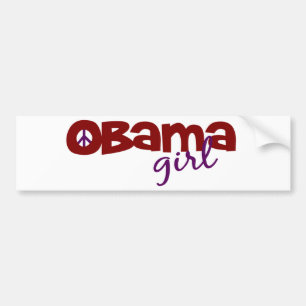 Obama-Mädchen Autoaufkleber